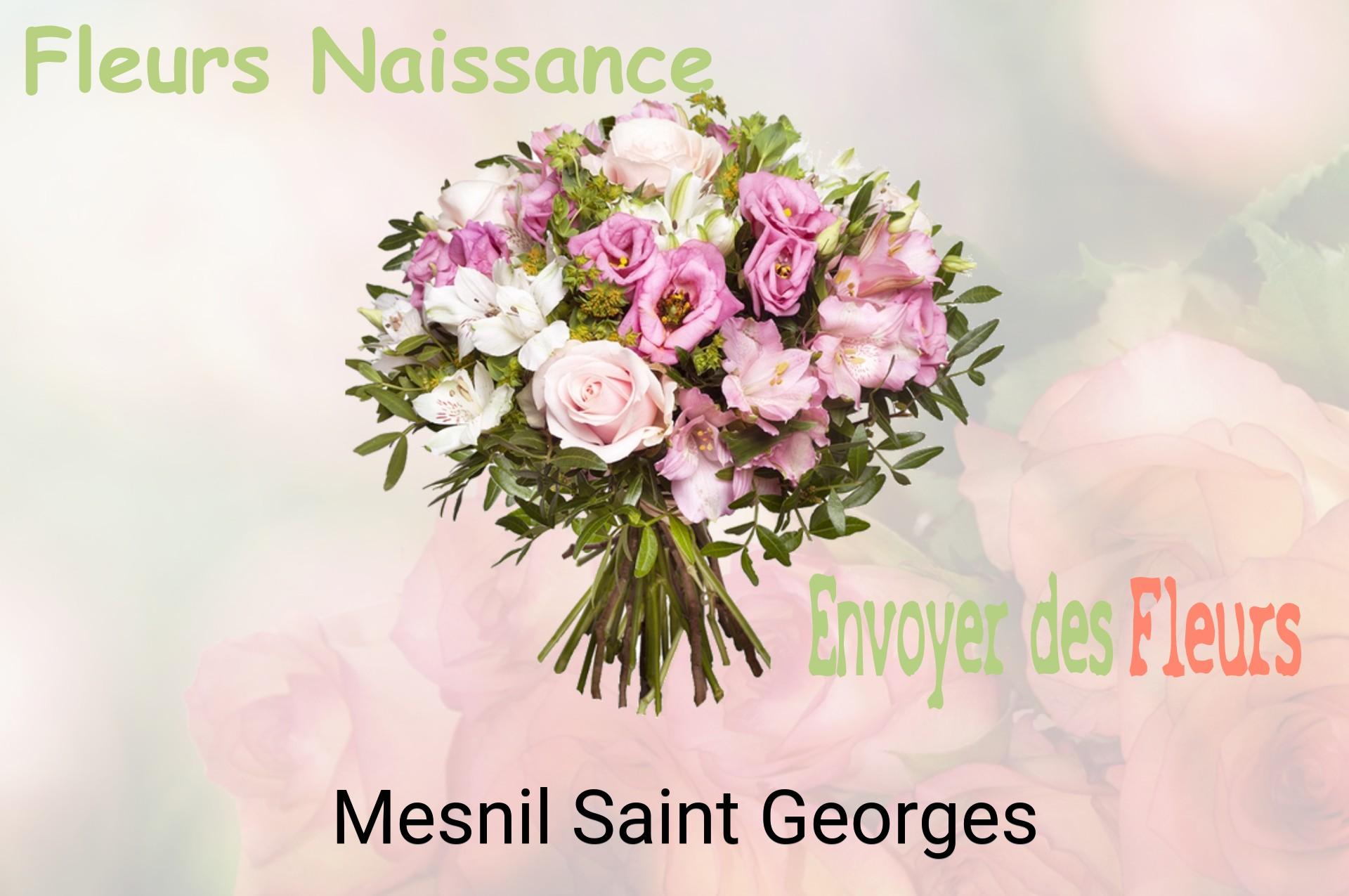 Bouquet de fleurs de naissance livré à Mesnil-Saint-Georges